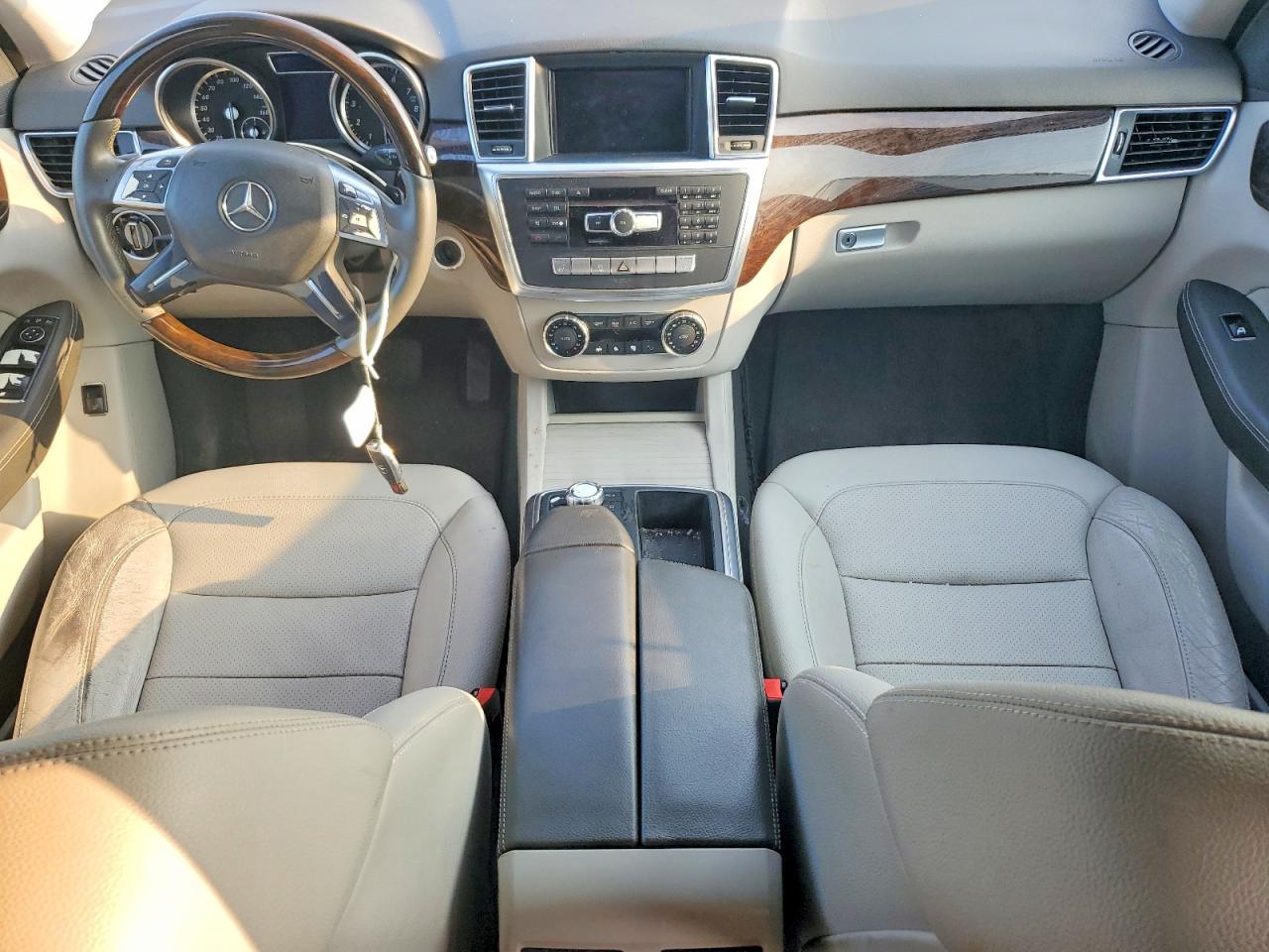 2015 Mercedes-benz Ml 350 Silver vin: 4JGDA5JBXFA465153