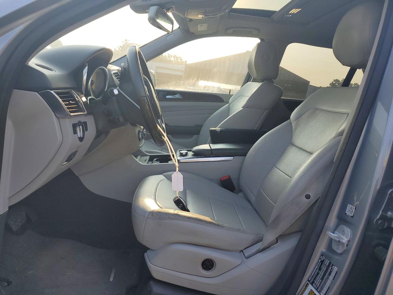 2015 Mercedes-benz Ml 350 Silver vin: 4JGDA5JBXFA465153