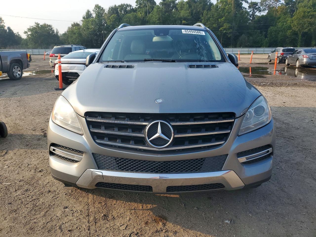 2015 Mercedes-benz Ml 350 Silver vin: 4JGDA5JBXFA465153