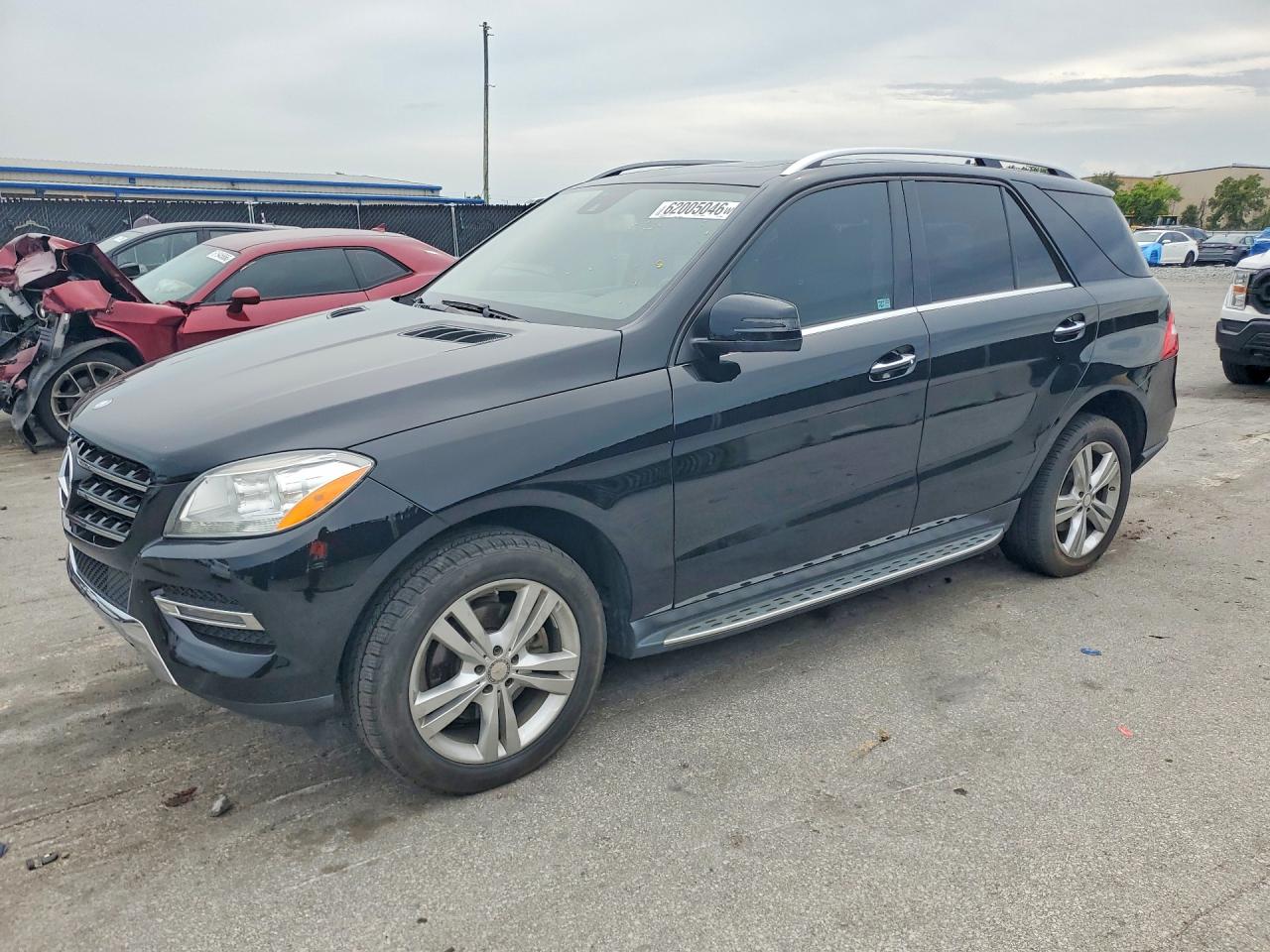 2015 Mercedes-benz Ml 350 Black vin: 4JGDA5JBXFA506560