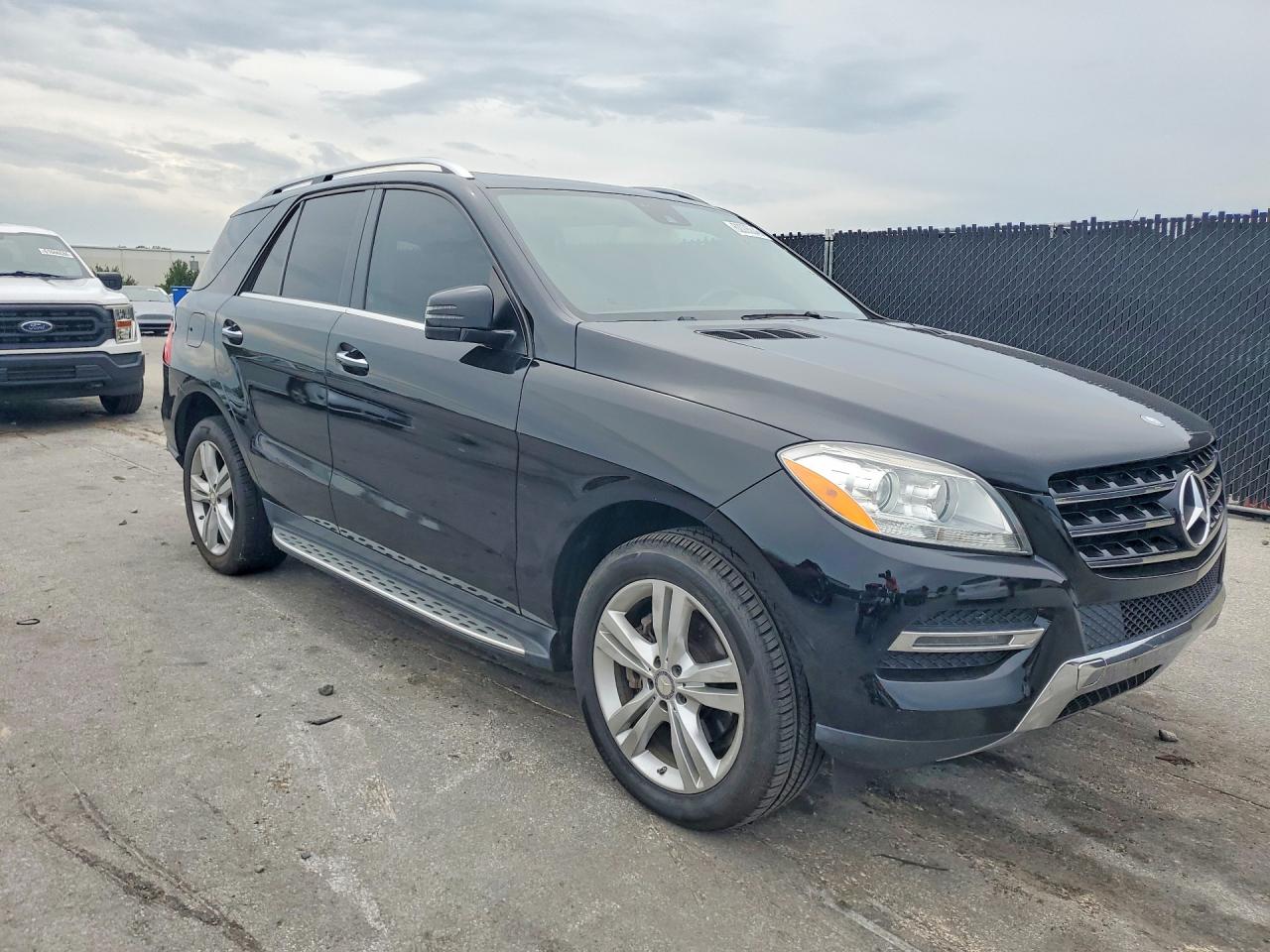 2015 Mercedes-benz Ml 350 Black vin: 4JGDA5JBXFA506560