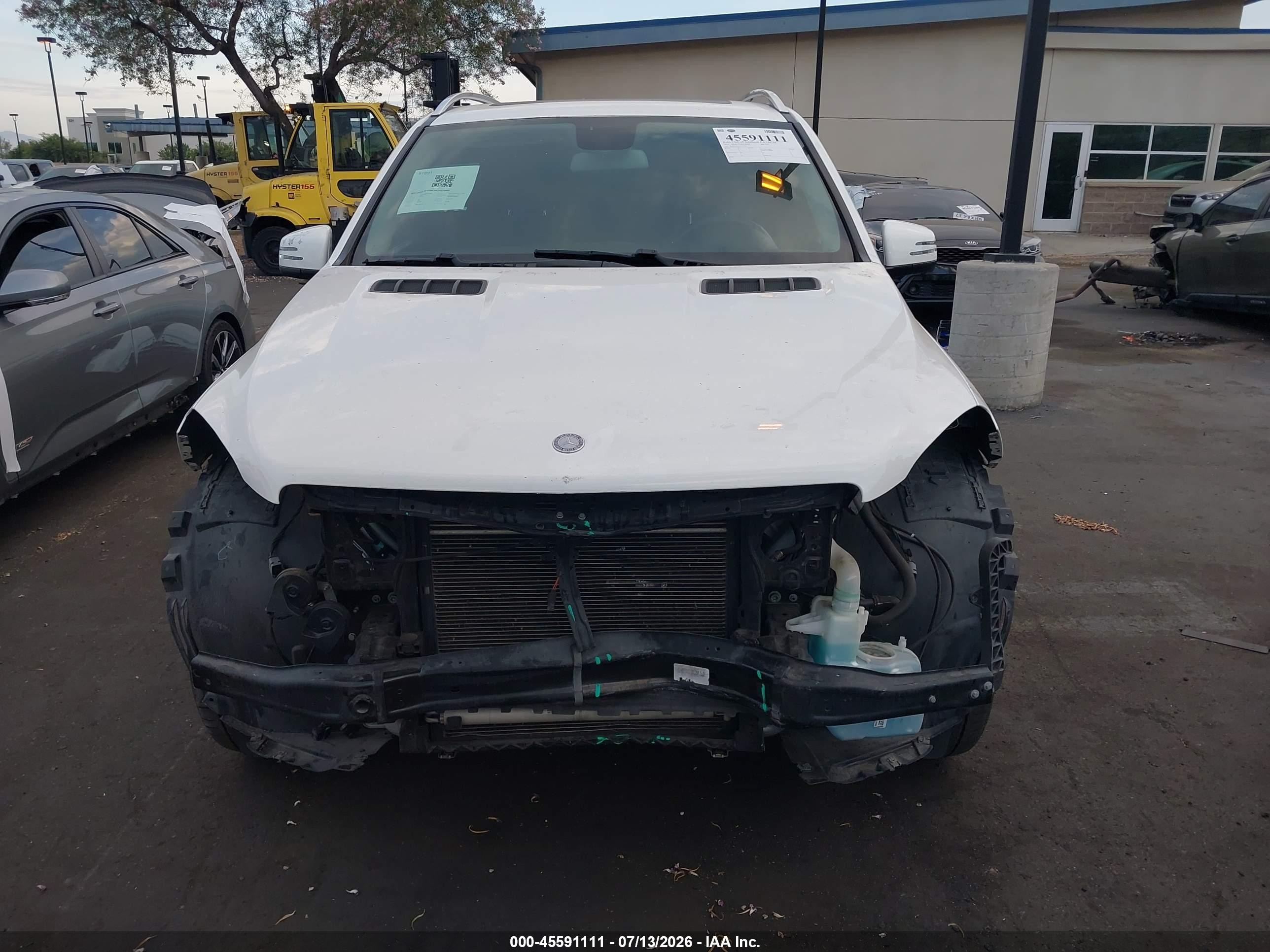 2015 Mercedes-benz Ml 350   White vin: 4JGDA5JBXFA517252