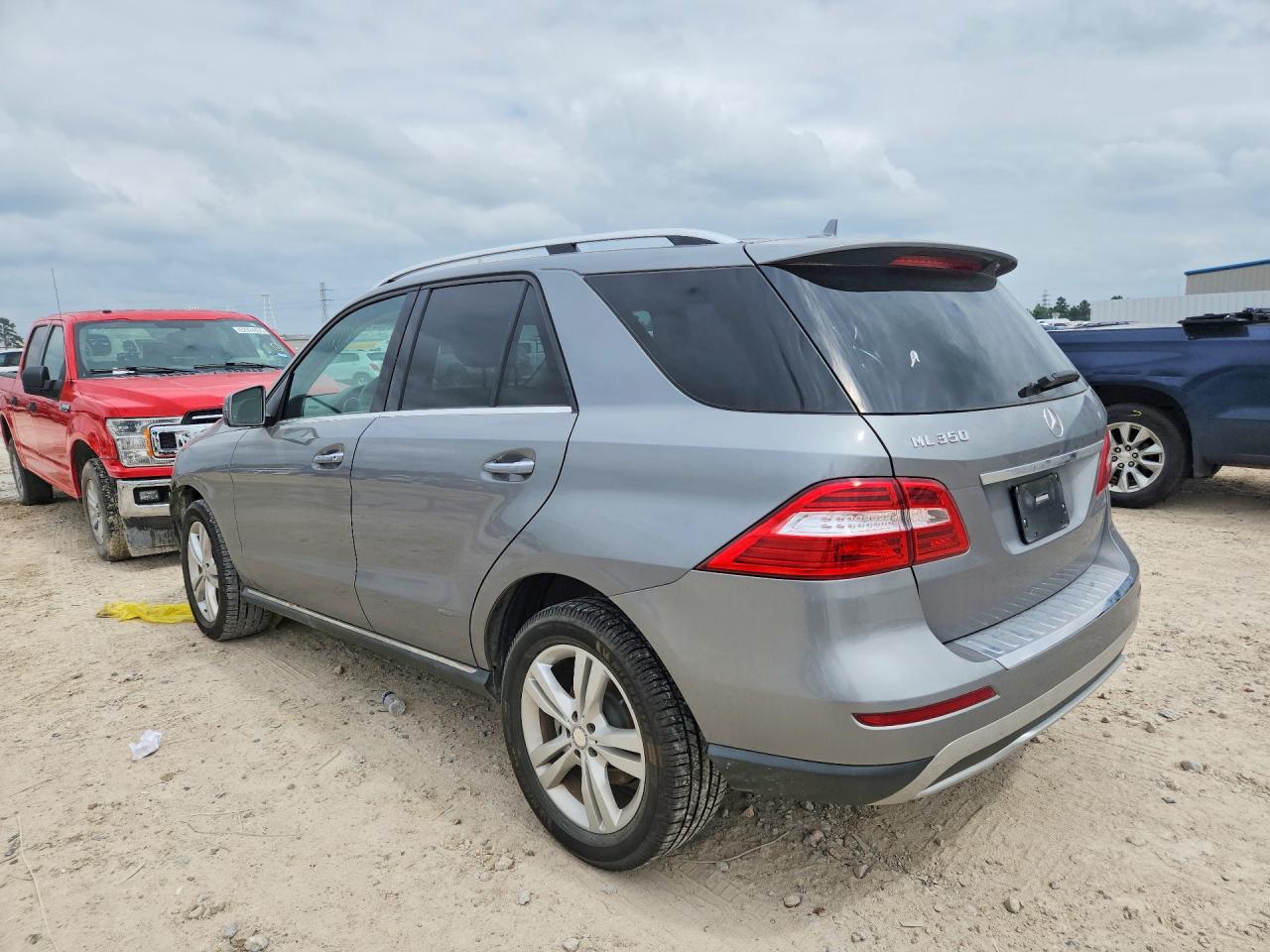 2015 Mercedes-benz Ml 350 Серый vin: 4JGDA5JBXFA588130