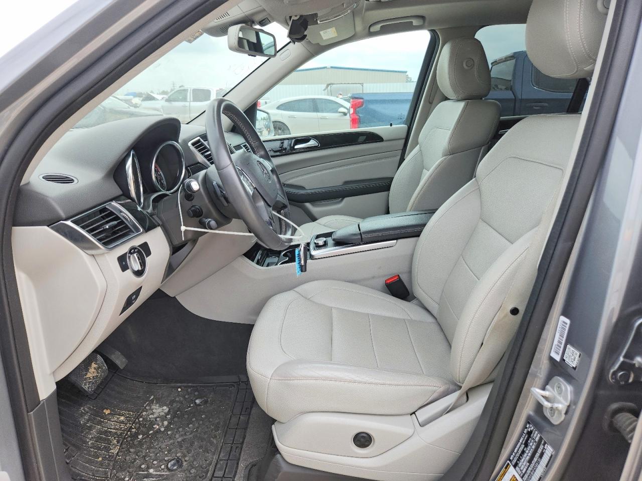 2015 Mercedes-benz Ml 350 Серый vin: 4JGDA5JBXFA588130