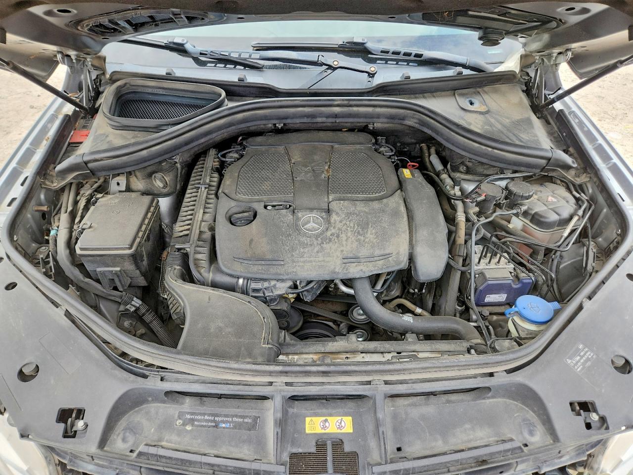 2015 Mercedes-benz Ml 350 Серый vin: 4JGDA5JBXFA588130