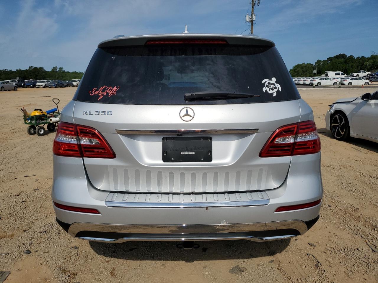 2015 Mercedes-benz Ml 350 Silver vin: 4JGDA5JBXFA593473