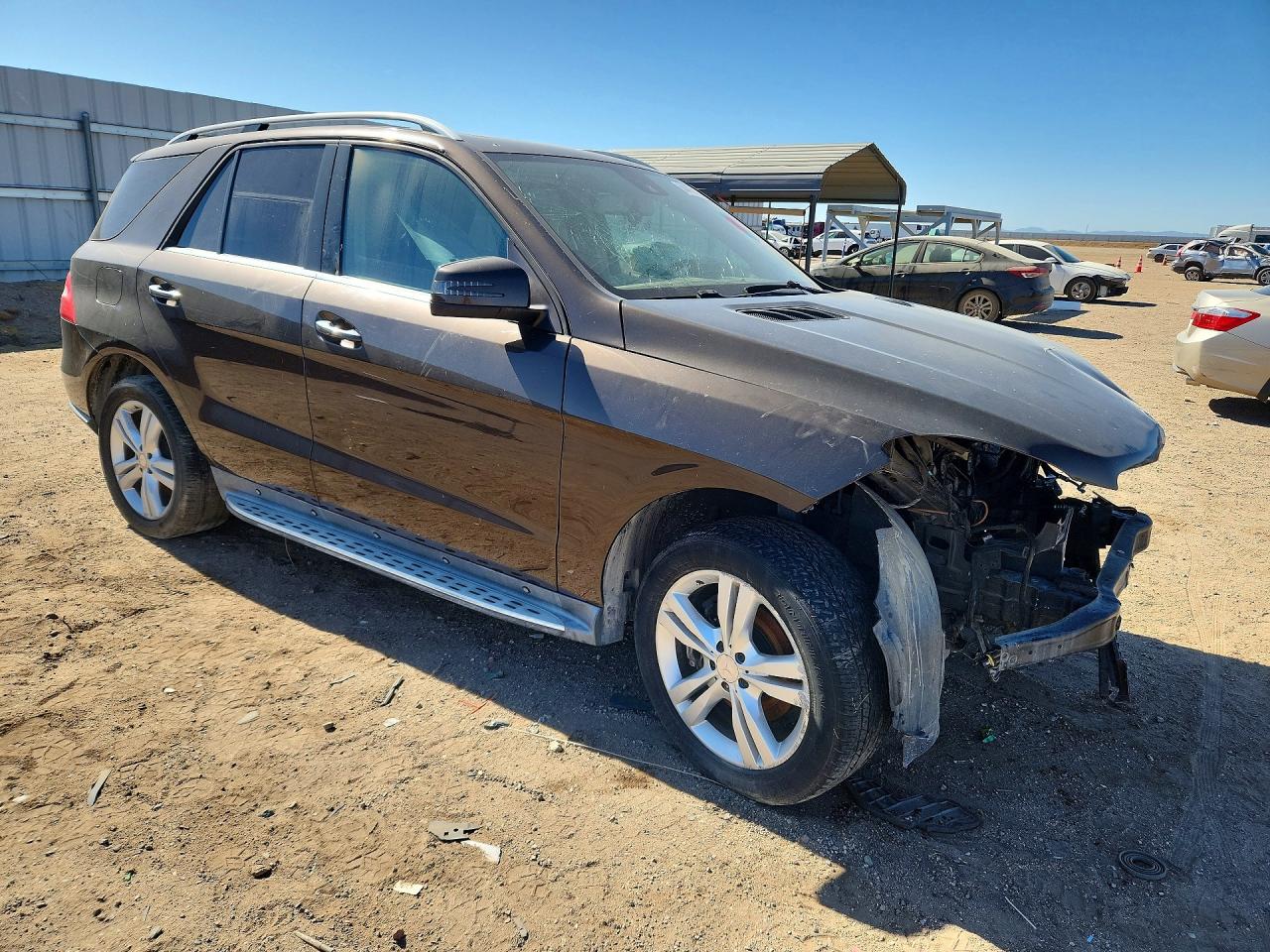 2015 Mercedes-benz Ml 350 Charcoal vin: 4JGDA5JBXFA606190