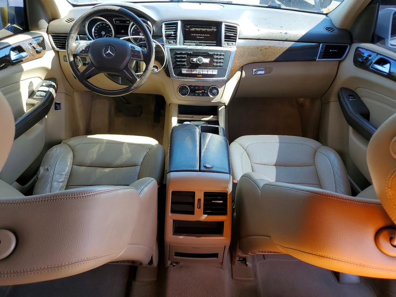 2015 Mercedes-benz Ml 350 White vin: 4JGDA5JBXFA618825