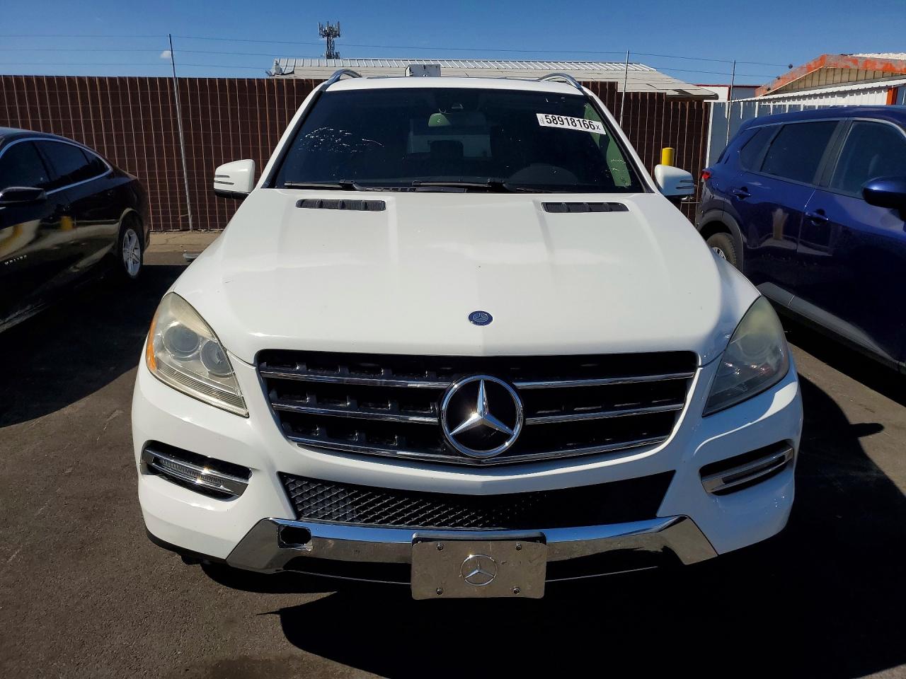 2015 Mercedes-benz Ml 350 White vin: 4JGDA5JBXFA618825