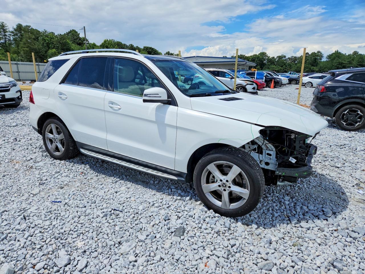 2018 Mercedes-benz Gle 350 Белый vin: 4JGDA5JBXJB000195