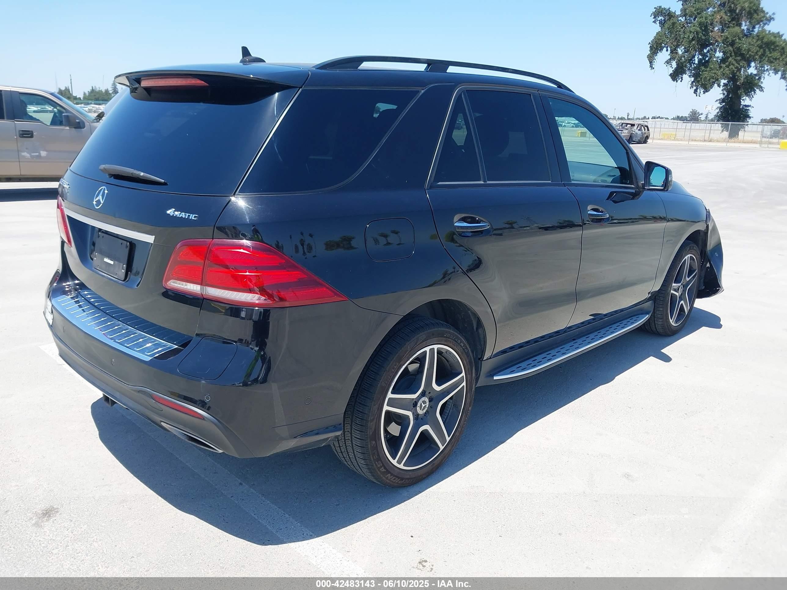 2018 Mercedes-benz Gle 550e Plug-in Hybrid 4matic Black vin: 4JGDA6DB8JB166698