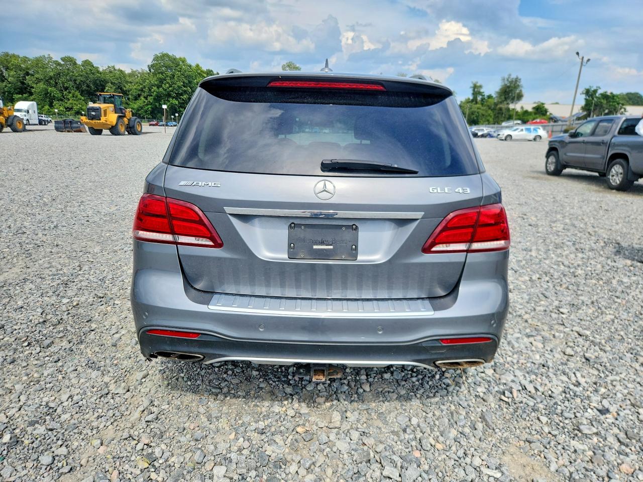 2018 Mercedes-benz Gle 43 Amg Gray vin: 4JGDA6EB6JB129504