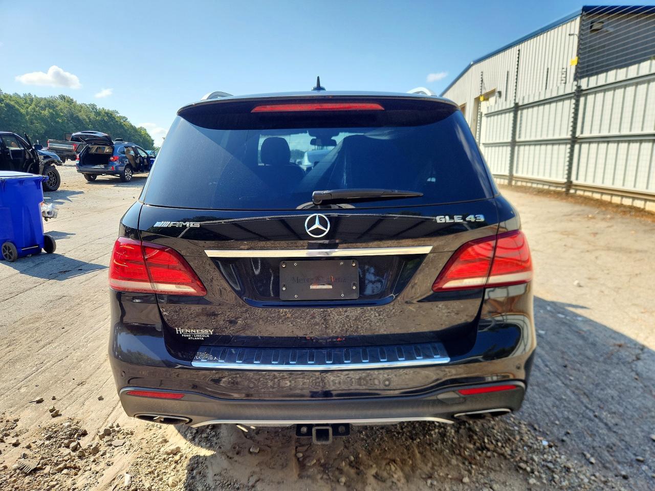 2018 Mercedes-benz Gle 43 Amg Black vin: 4JGDA6EB9JB040591