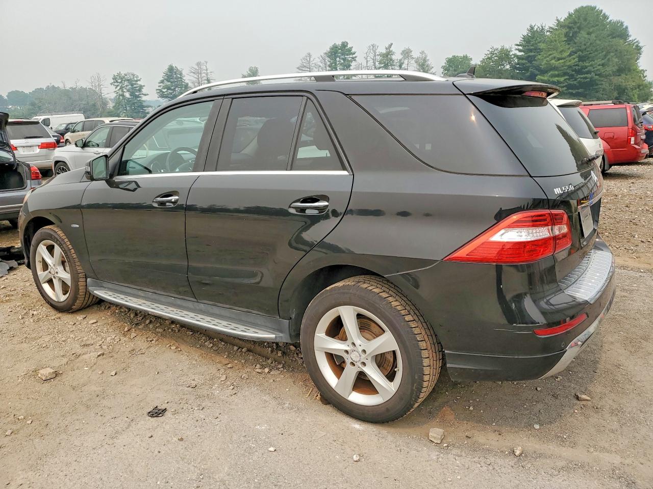 2012 Mercedes-benz Ml 550 4matic Black vin: 4JGDA7DB0CA070160