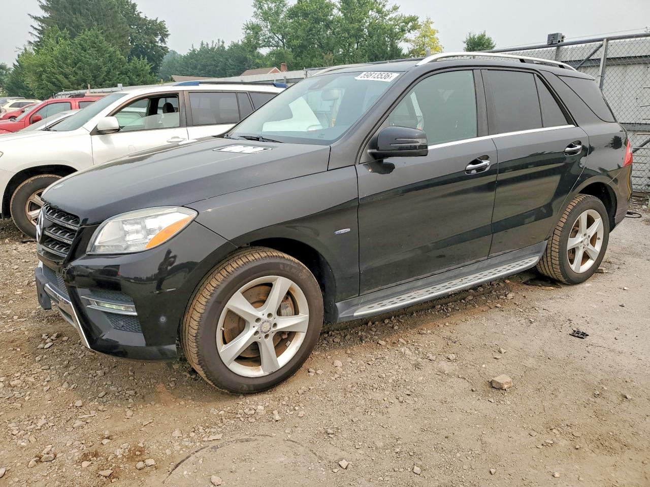 2012 Mercedes-benz Ml 550 4matic Black vin: 4JGDA7DB0CA070160