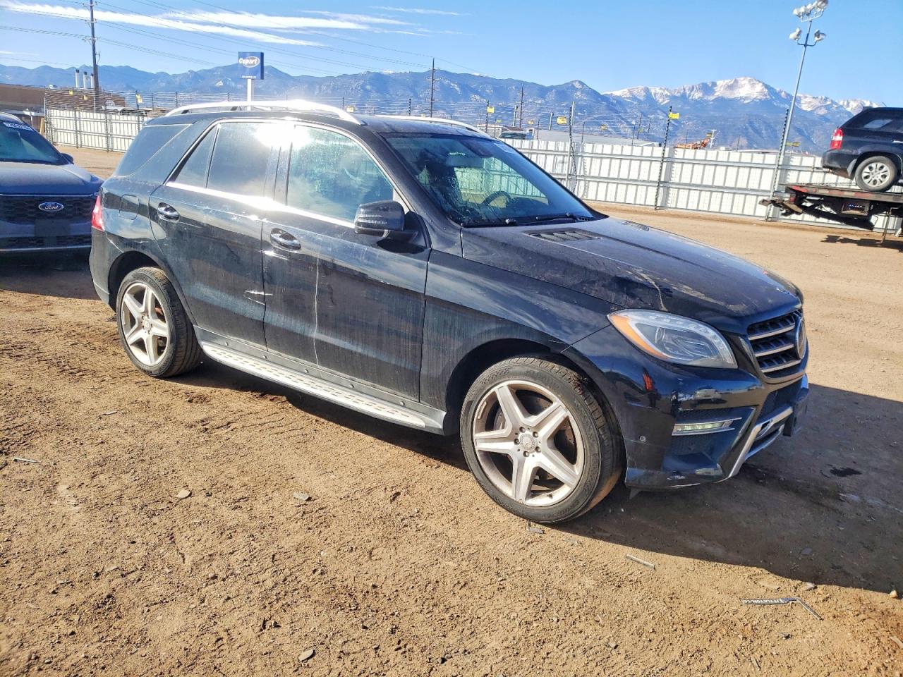 2014 Mercedes-benz Ml 550 4matic Black vin: 4JGDA7DB1EA306611