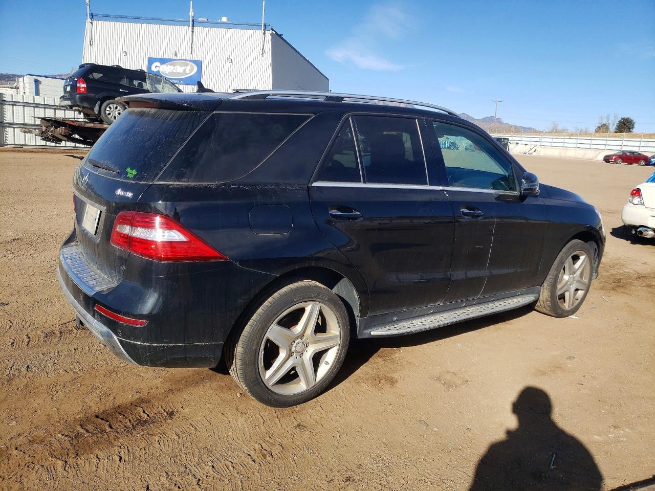 2014 Mercedes-benz Ml 550 4matic Black vin: 4JGDA7DB1EA306611