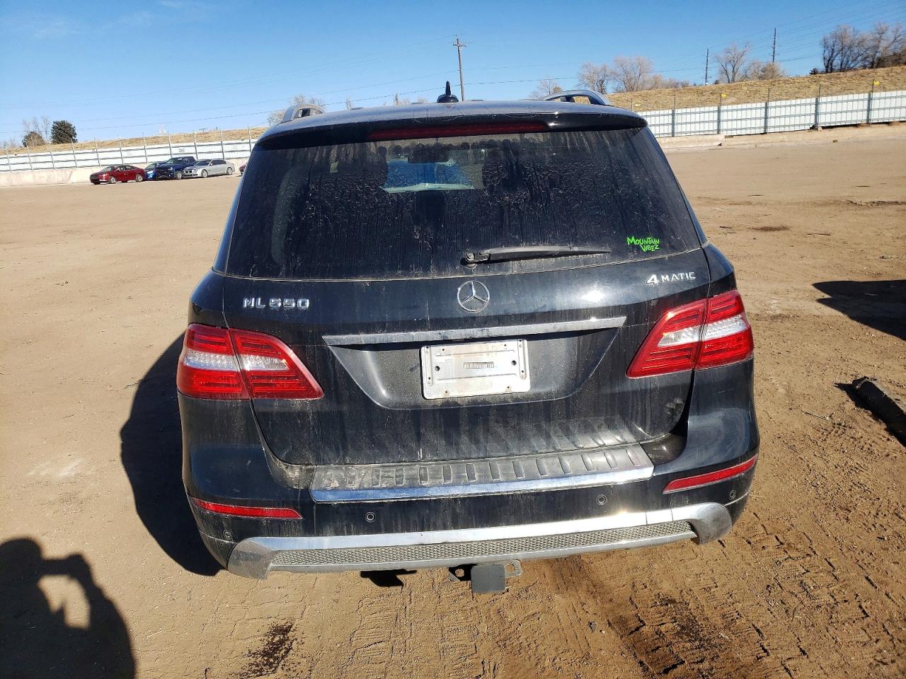 2014 Mercedes-benz Ml 550 4matic Black vin: 4JGDA7DB1EA306611