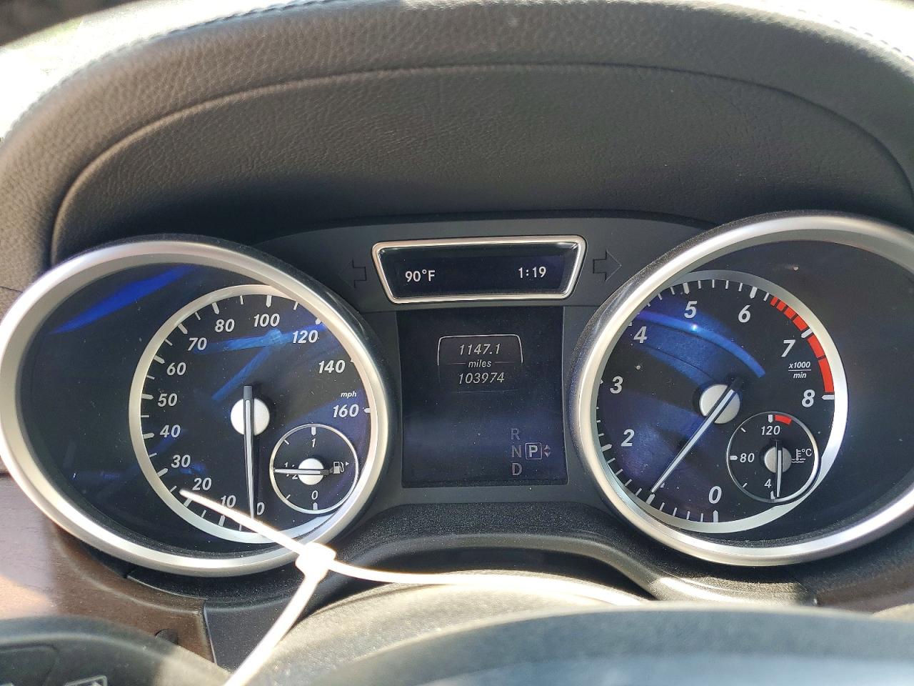 2014 Mercedes Benz Ml Черный vin: 4JGDA7DB2EA344123