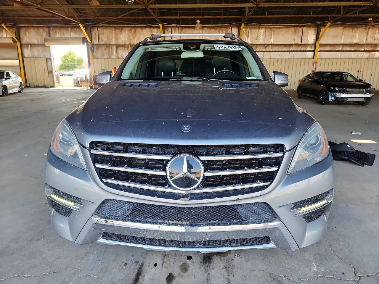 2014 Mercedes-benz Ml 550 4matic Silver vin: 4JGDA7DB3EA299208