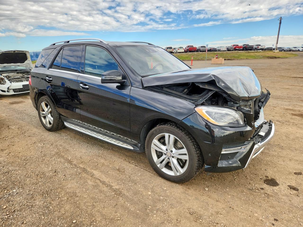 2015 Mercedes-benz Ml 550 4matic Black vin: 4JGDA7DB3FA491911