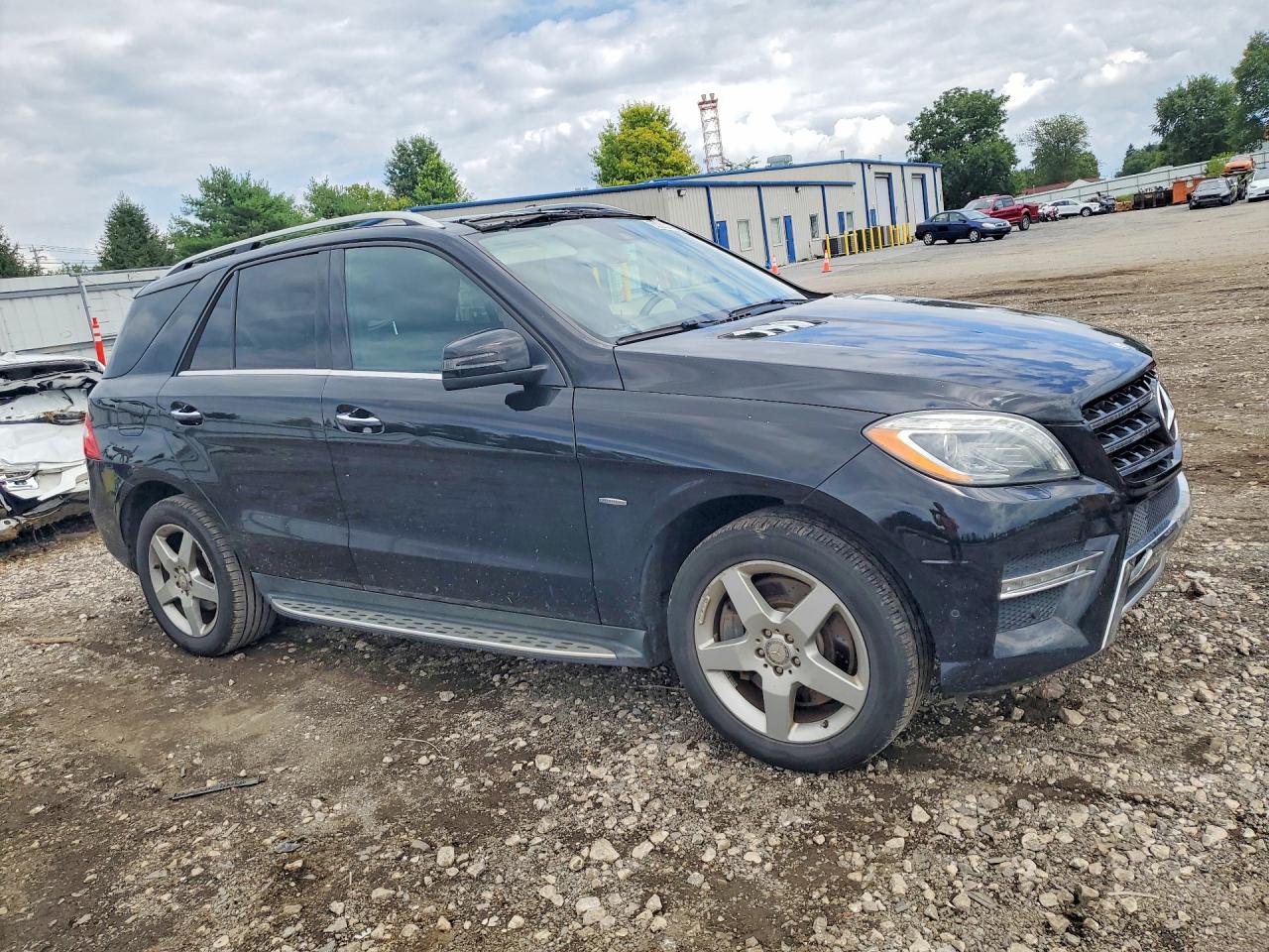 2012 Mercedes-benz Ml 550 4matic Black vin: 4JGDA7DB5CA043245