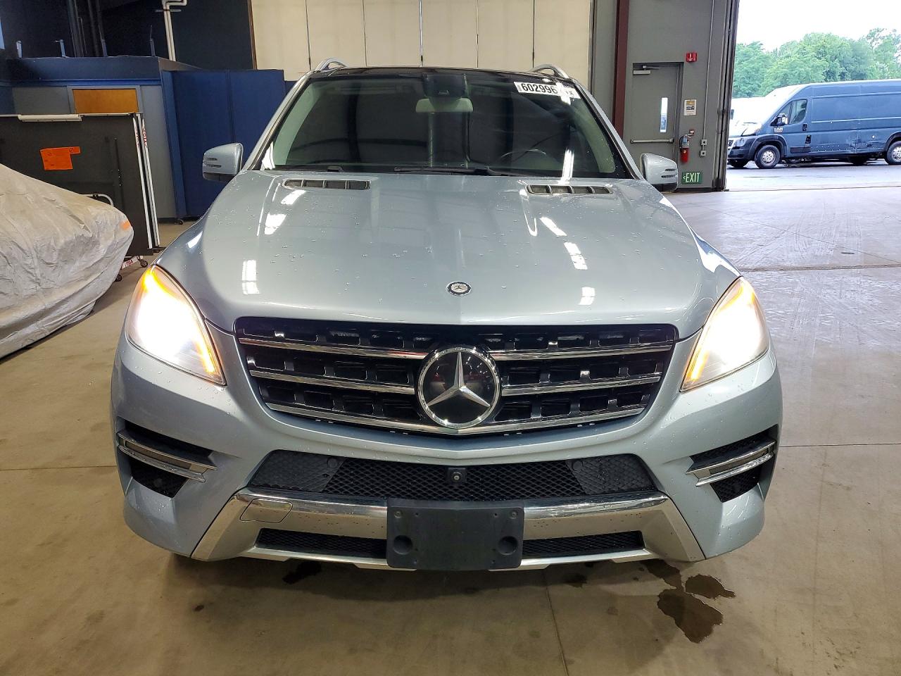 2014 Mercedes-benz Ml 550 4matic Blue vin: 4JGDA7DB6EA313408