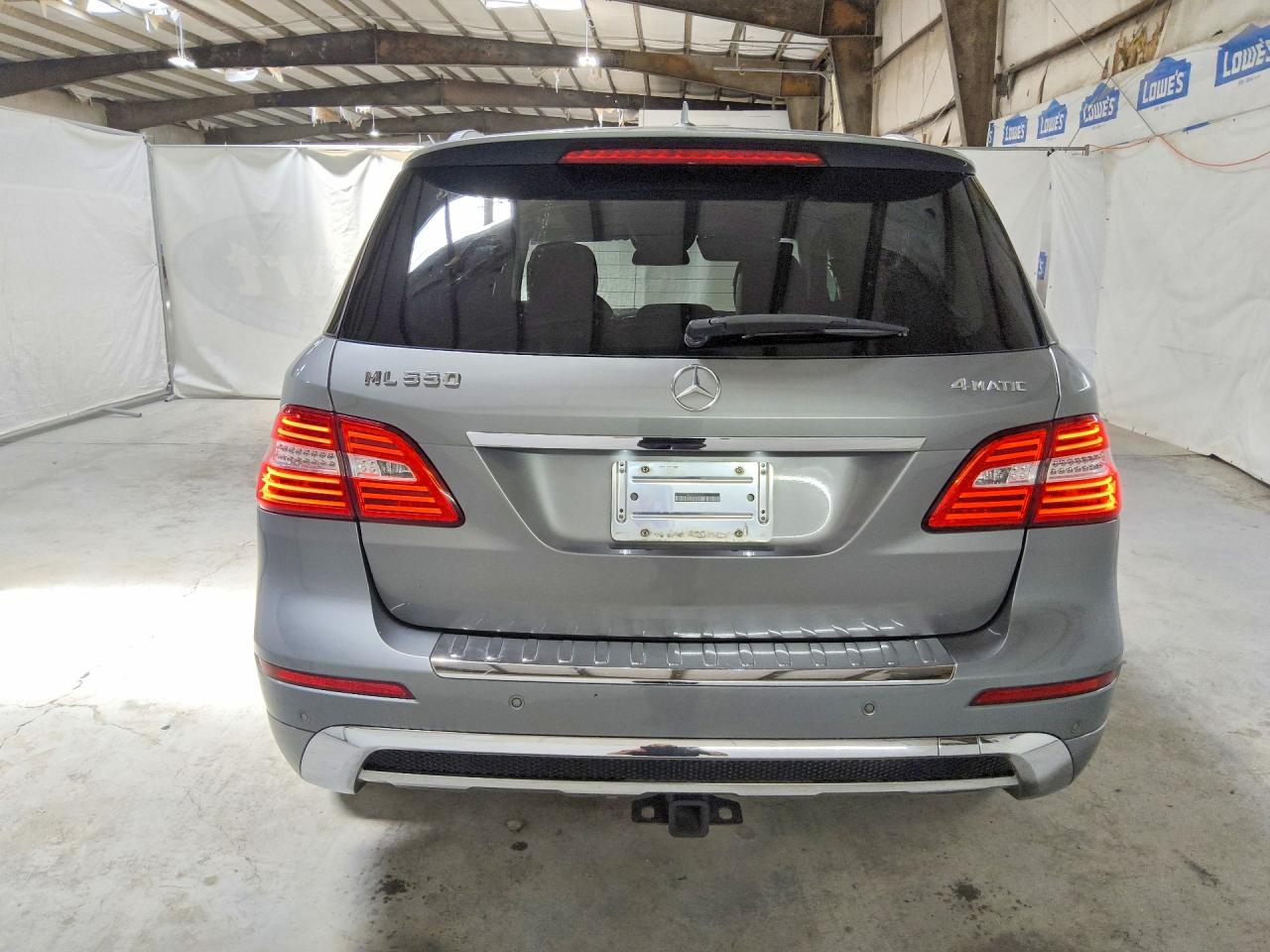 2014 Mercedes-benz Ml 550 4matic Silver vin: 4JGDA7DB6EA437517