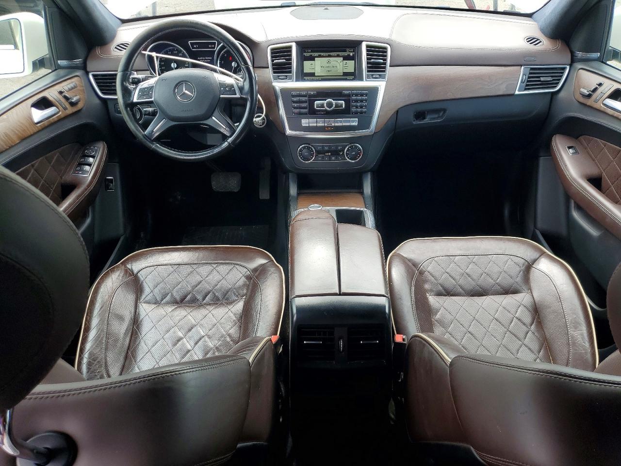 2014 Mercedes-benz Ml 550 4matic White vin: 4JGDA7DB7EA332064