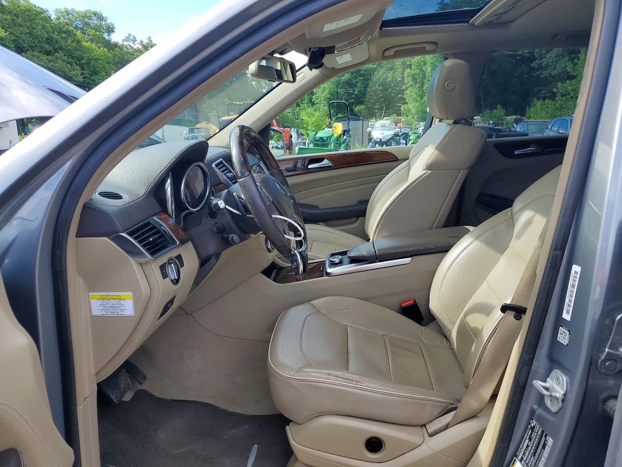2014 Mercedes-benz Ml 550 4matic Gray vin: 4JGDA7DBXEA299058