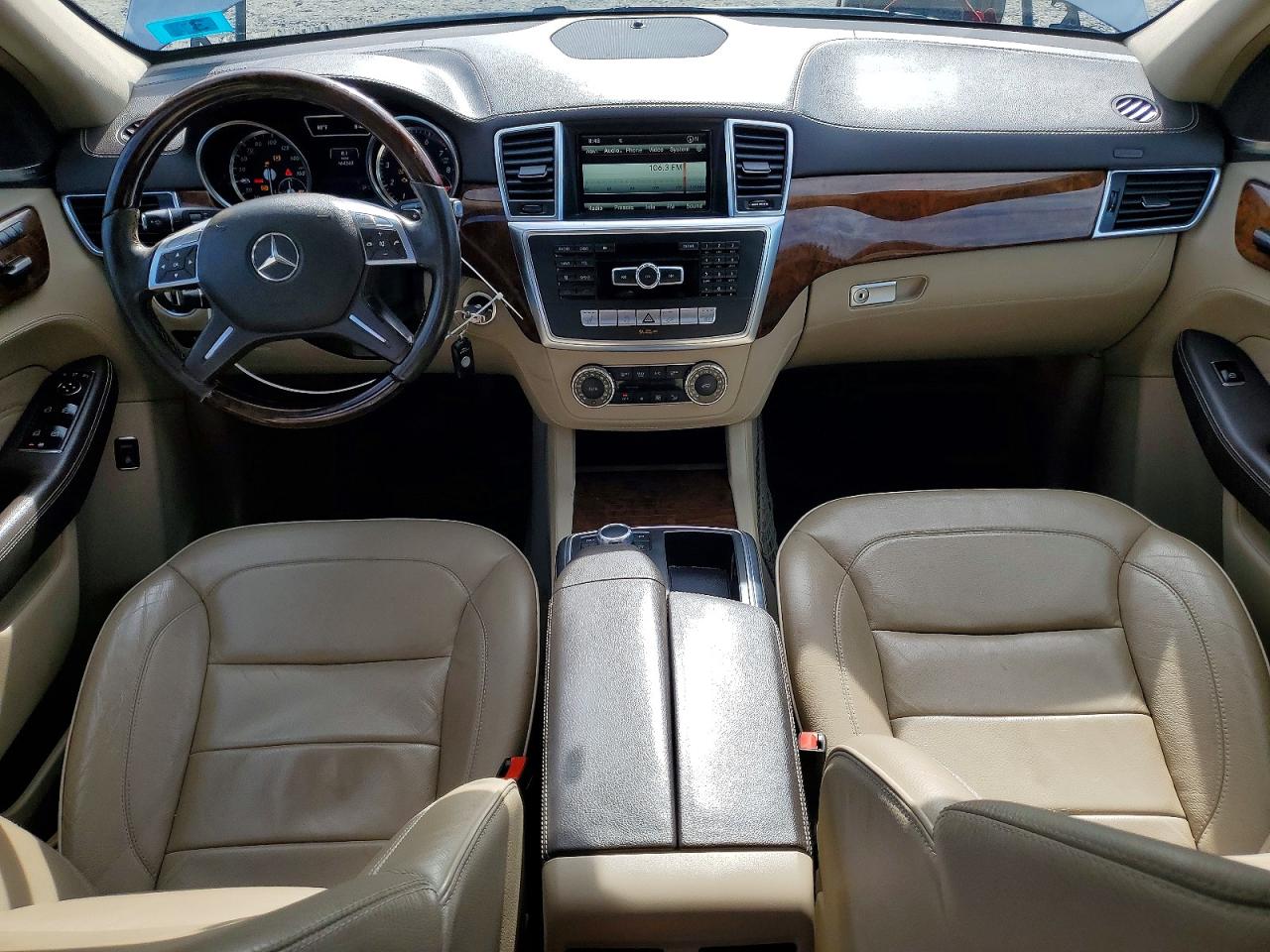 2014 Mercedes-benz Ml 550 4matic Gray vin: 4JGDA7DBXEA299058
