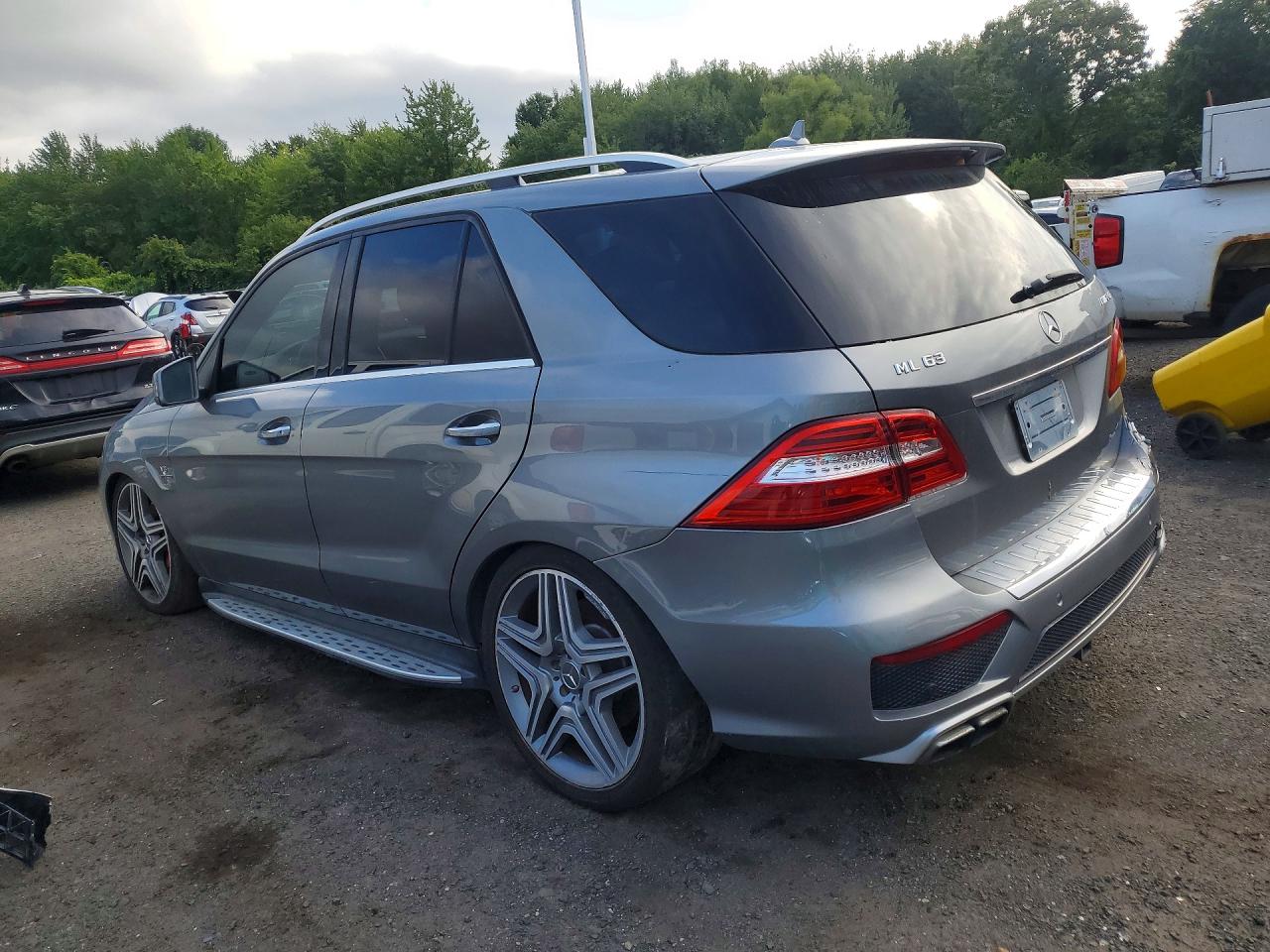 2014 Mercedes-benz Ml 63 Amg Charcoal vin: 4JGDA7EB0EA283479