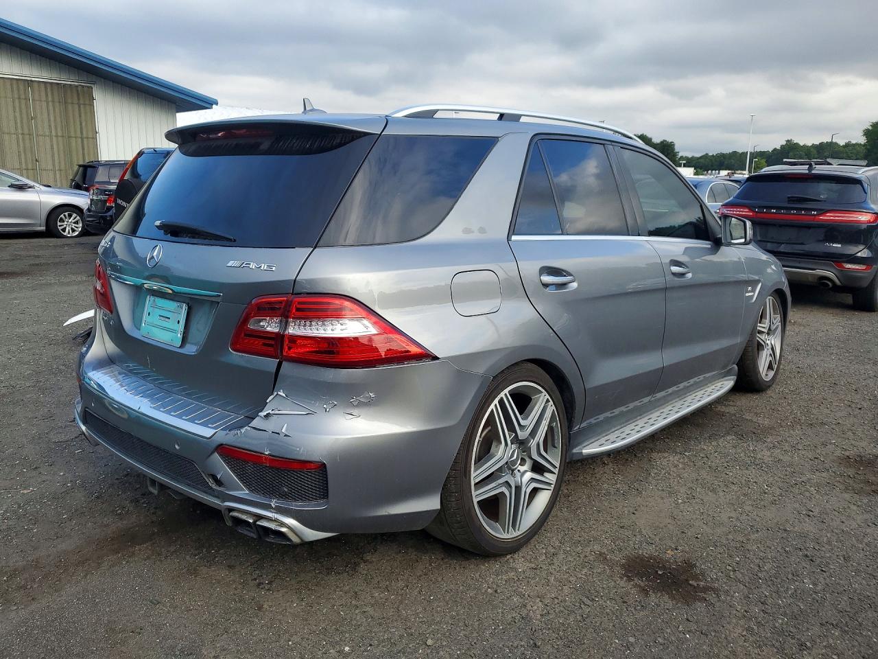 2014 Mercedes-benz Ml 63 Amg Charcoal vin: 4JGDA7EB0EA283479