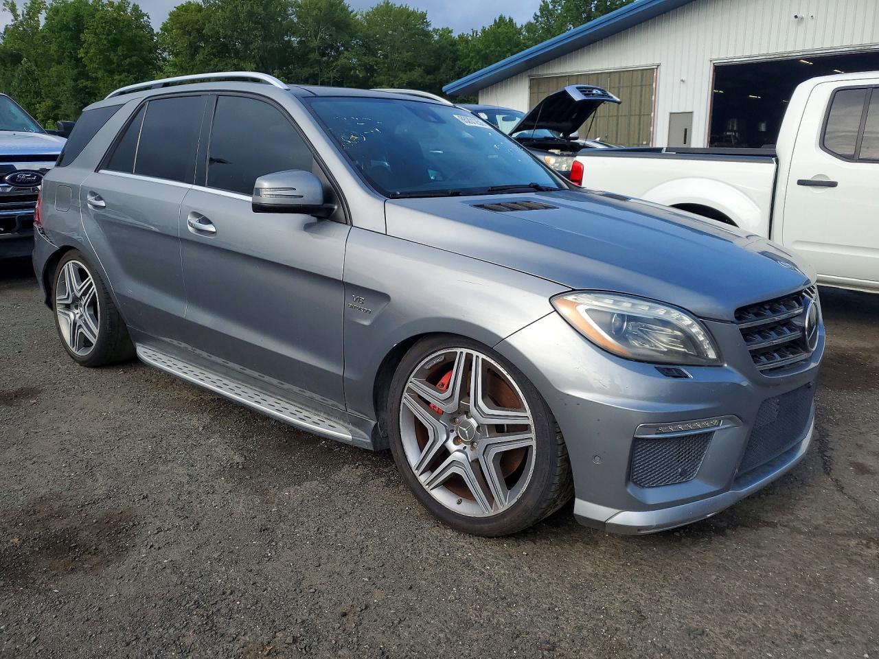 2014 Mercedes-benz Ml 63 Amg Charcoal vin: 4JGDA7EB0EA283479