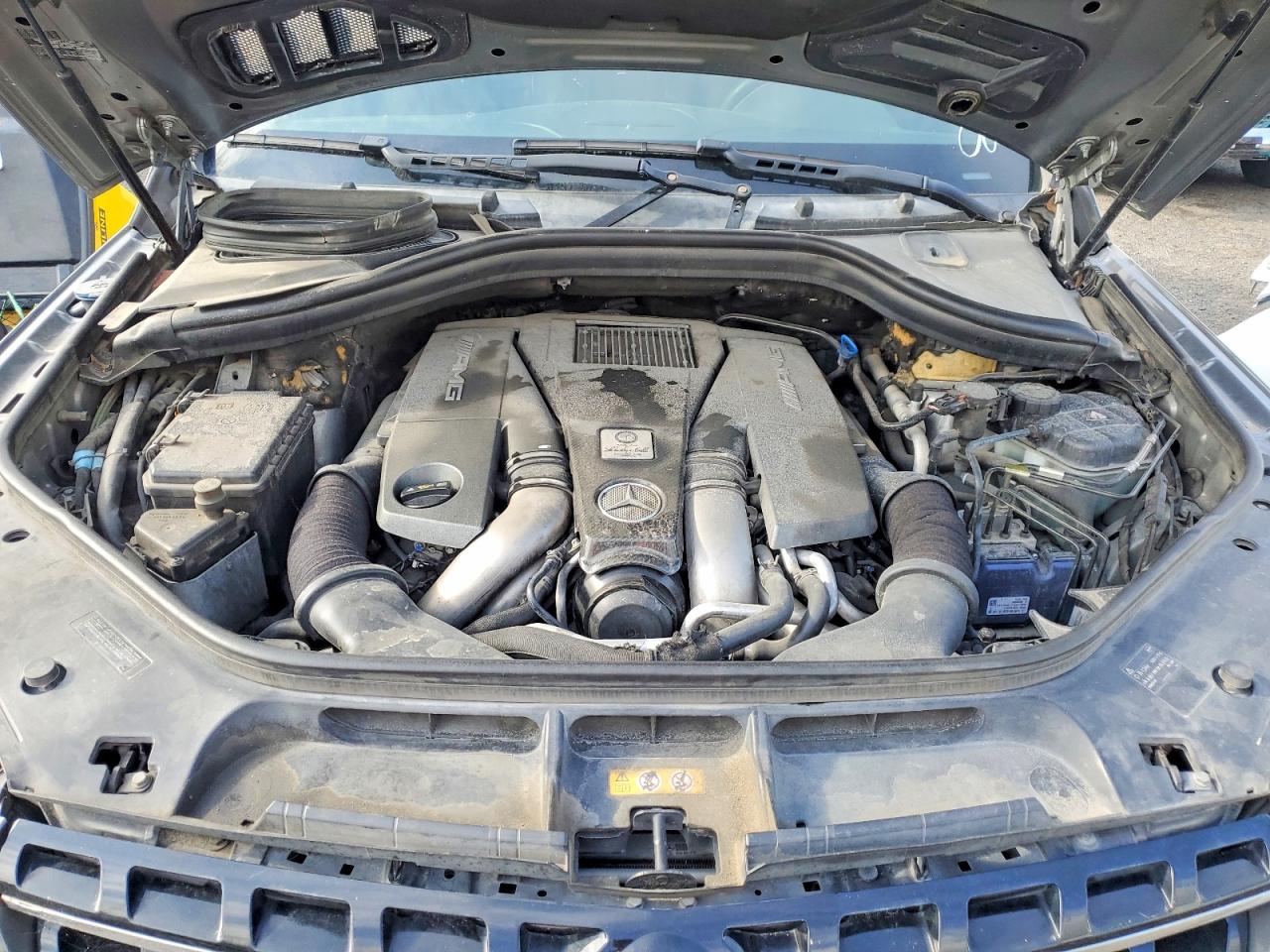 2014 Mercedes-benz Ml 63 Amg Charcoal vin: 4JGDA7EB0EA283479
