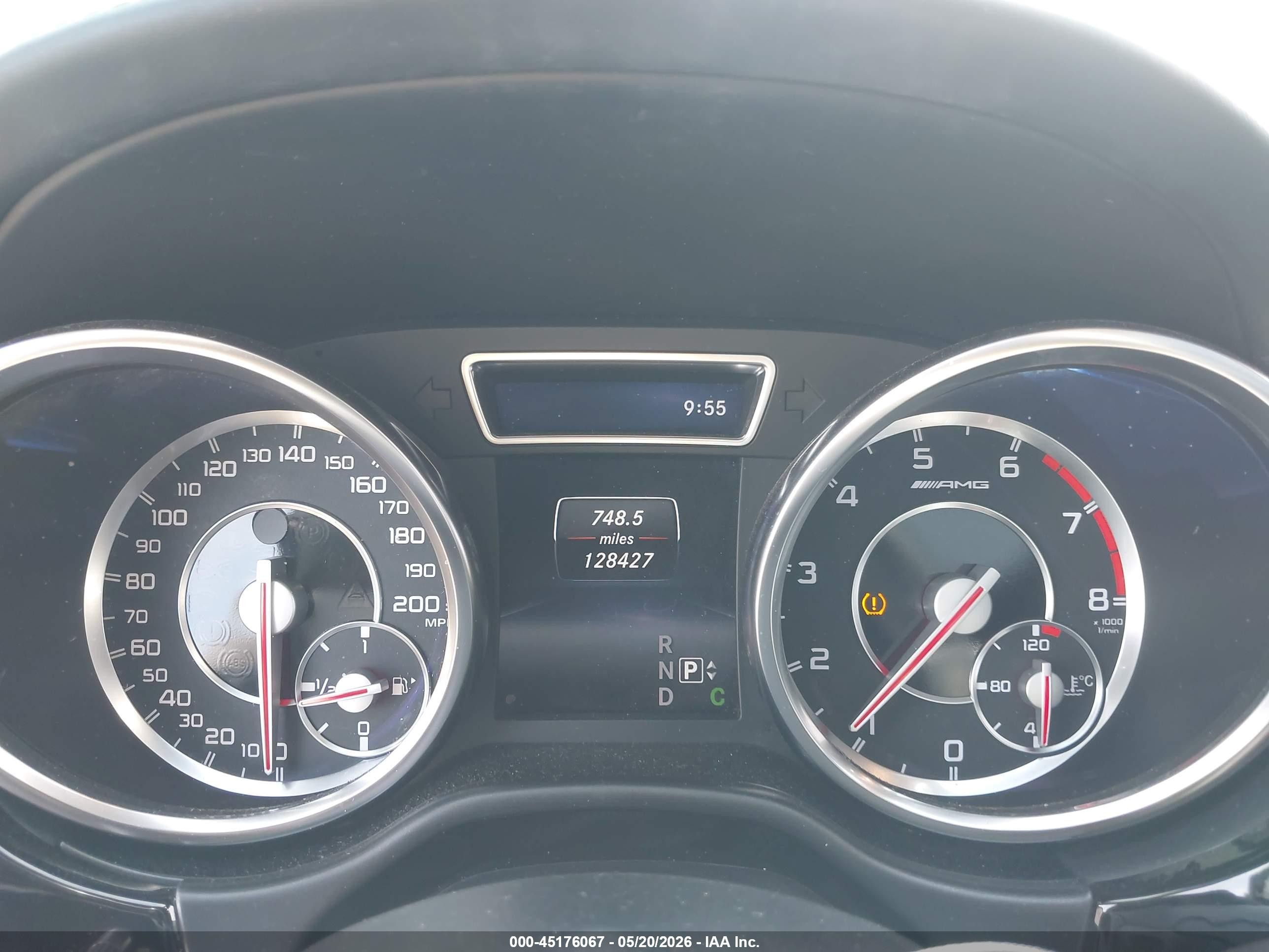 2015 Mercedes-benz Ml 63 Amg 4matic Синий vin: 4JGDA7EB2FA474807
