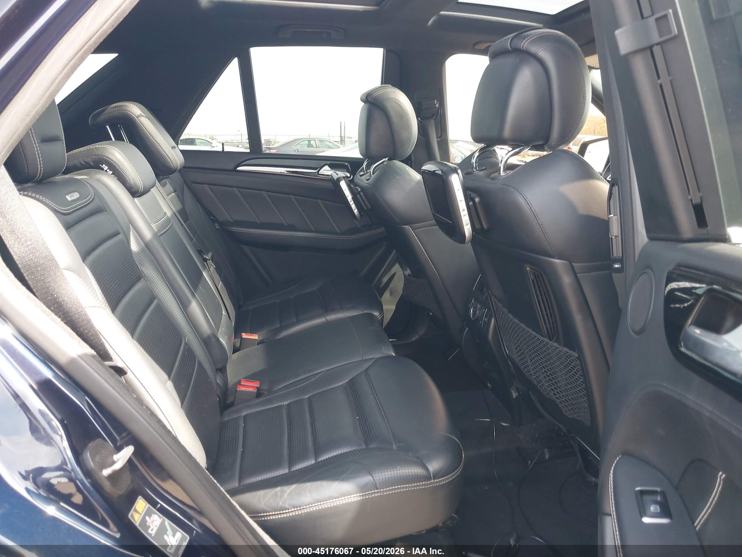 2015 Mercedes-benz Ml 63 Amg 4matic Синий vin: 4JGDA7EB2FA474807