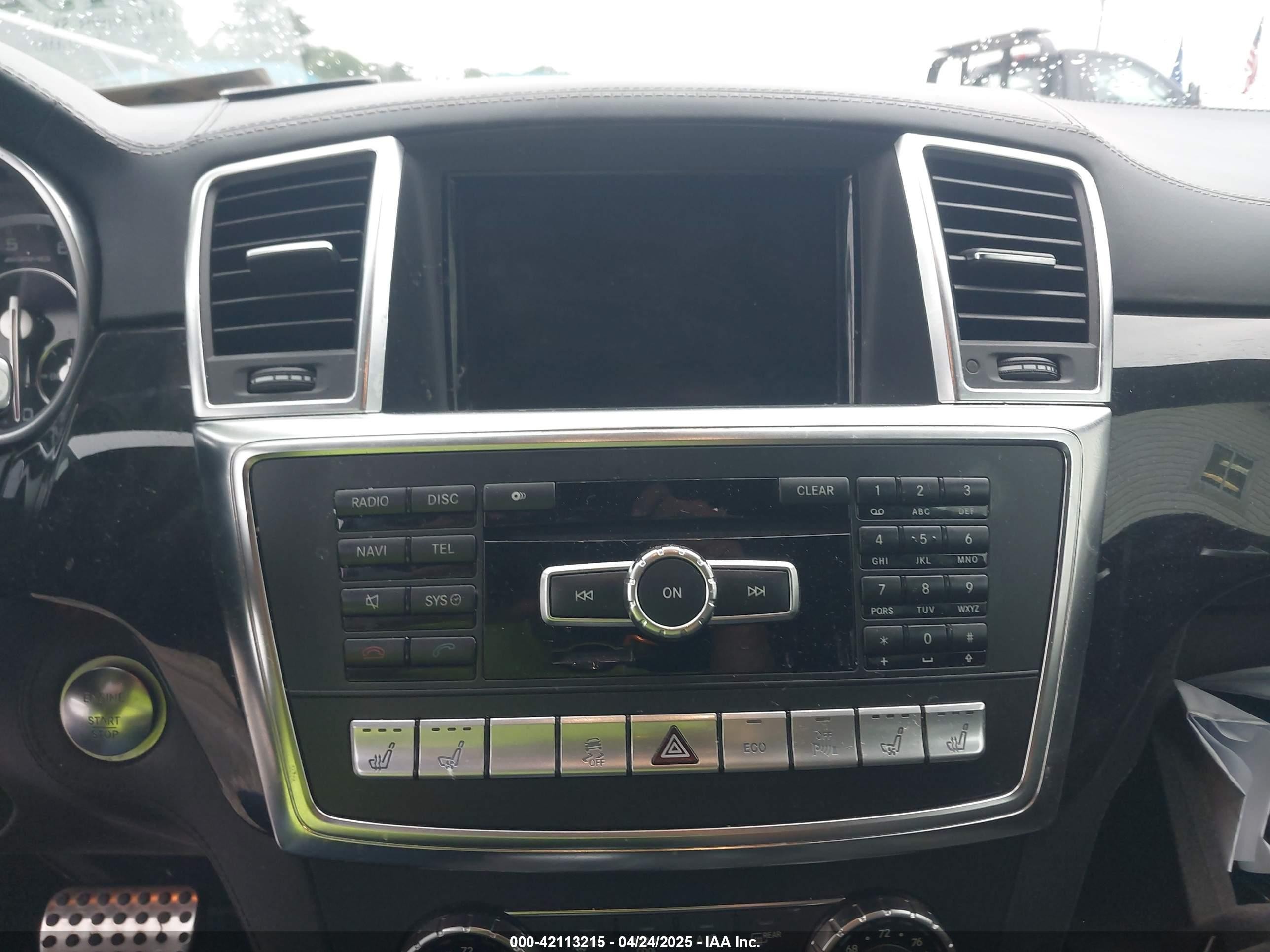 2014 Mercedes-benz Ml 63 Amg 4matic Белый vin: 4JGDA7EB3EA350480