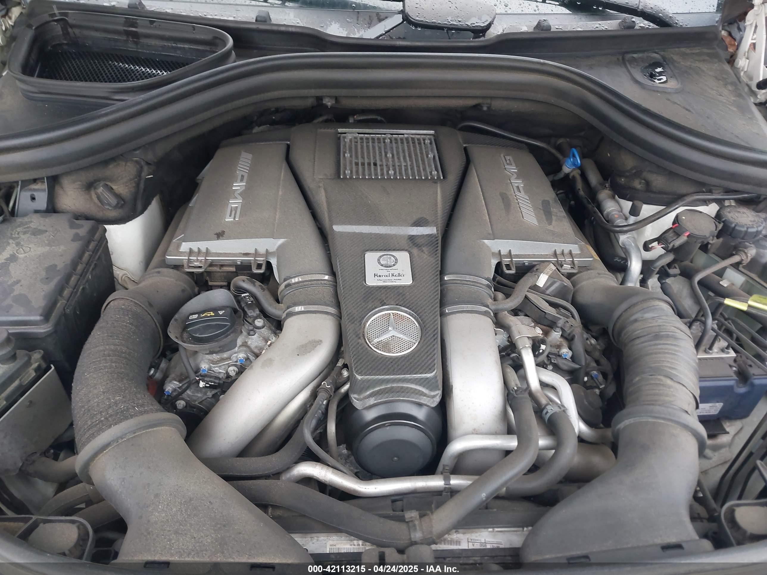 2014 Mercedes-benz Ml 63 Amg 4matic Белый vin: 4JGDA7EB3EA350480