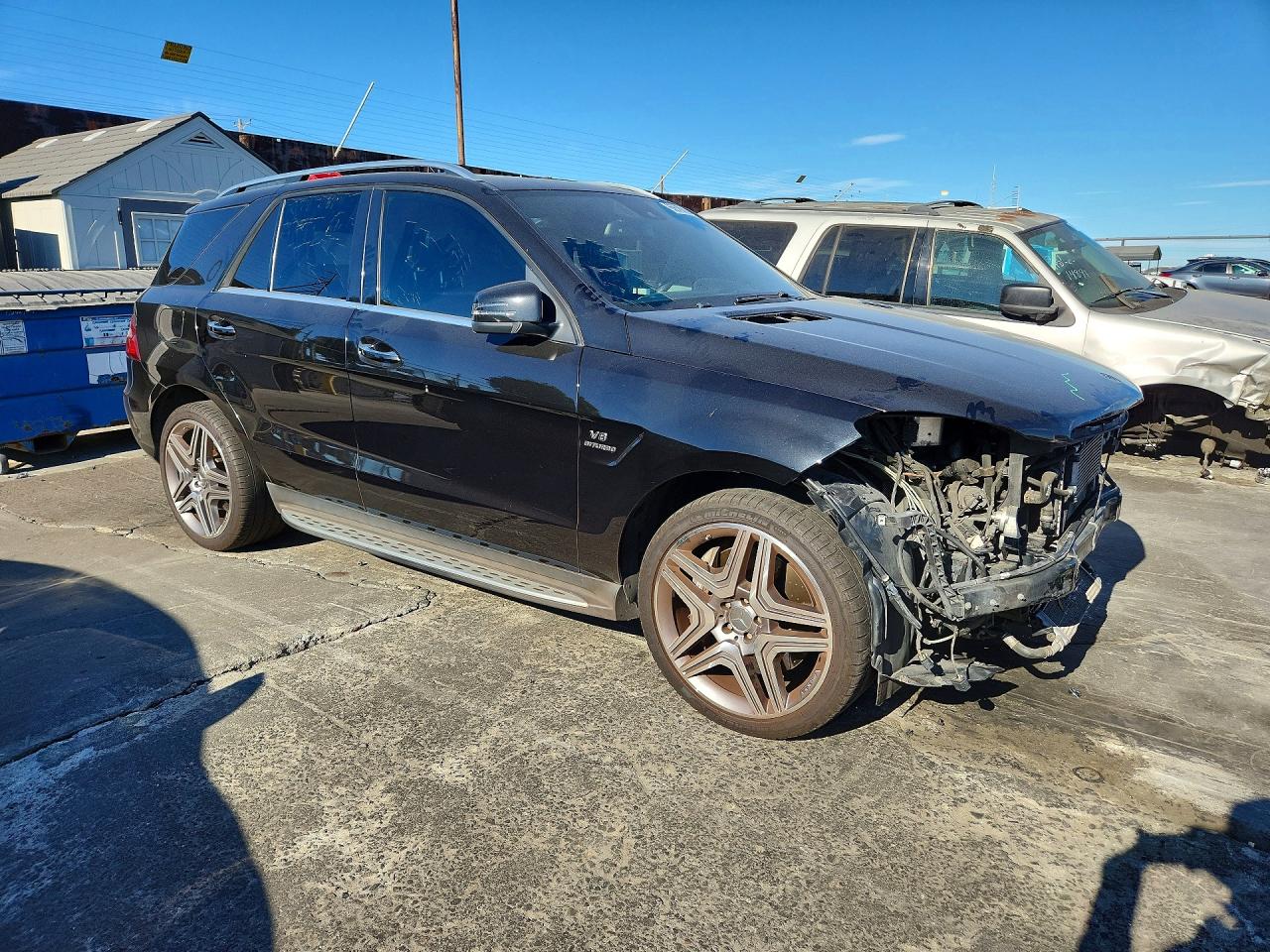 2013 Mercedes-benz Ml 63 Amg Black vin: 4JGDA7EB4DA119599