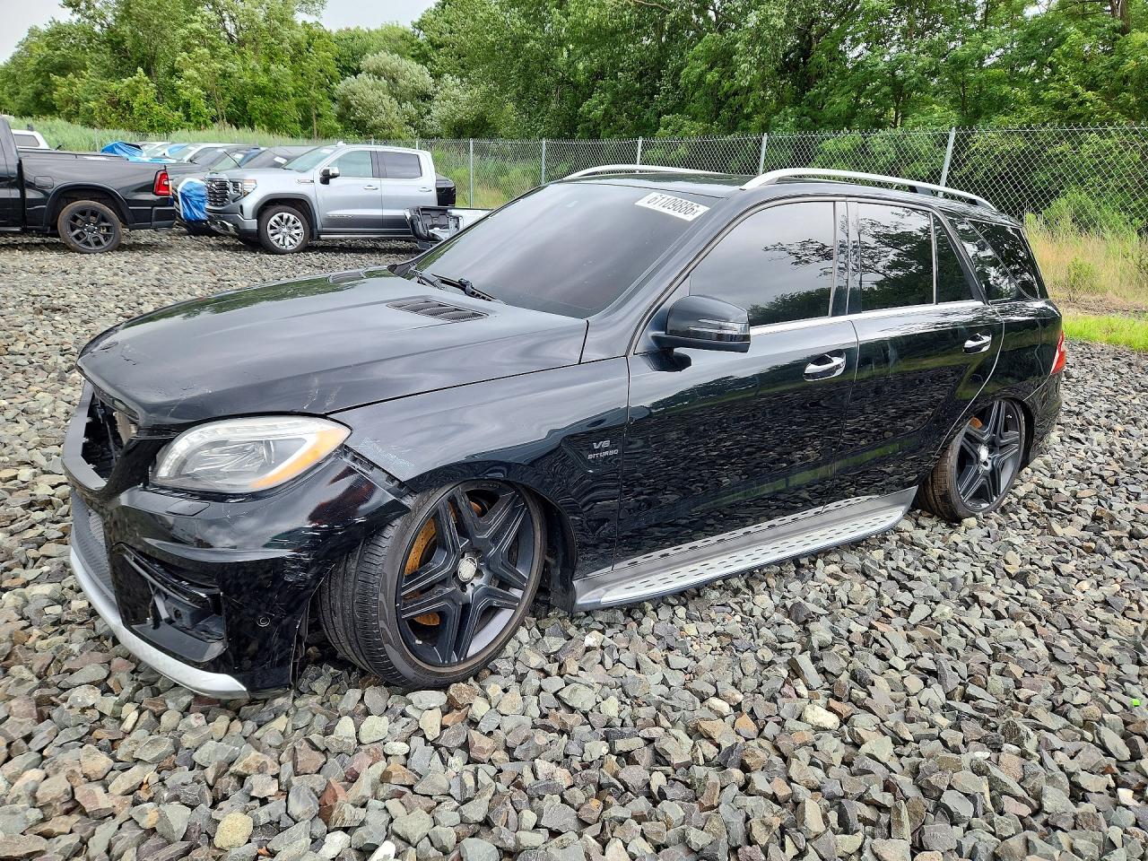 2013 Mercedes-benz Ml 63 Amg Black vin: 4JGDA7EB5DA120924