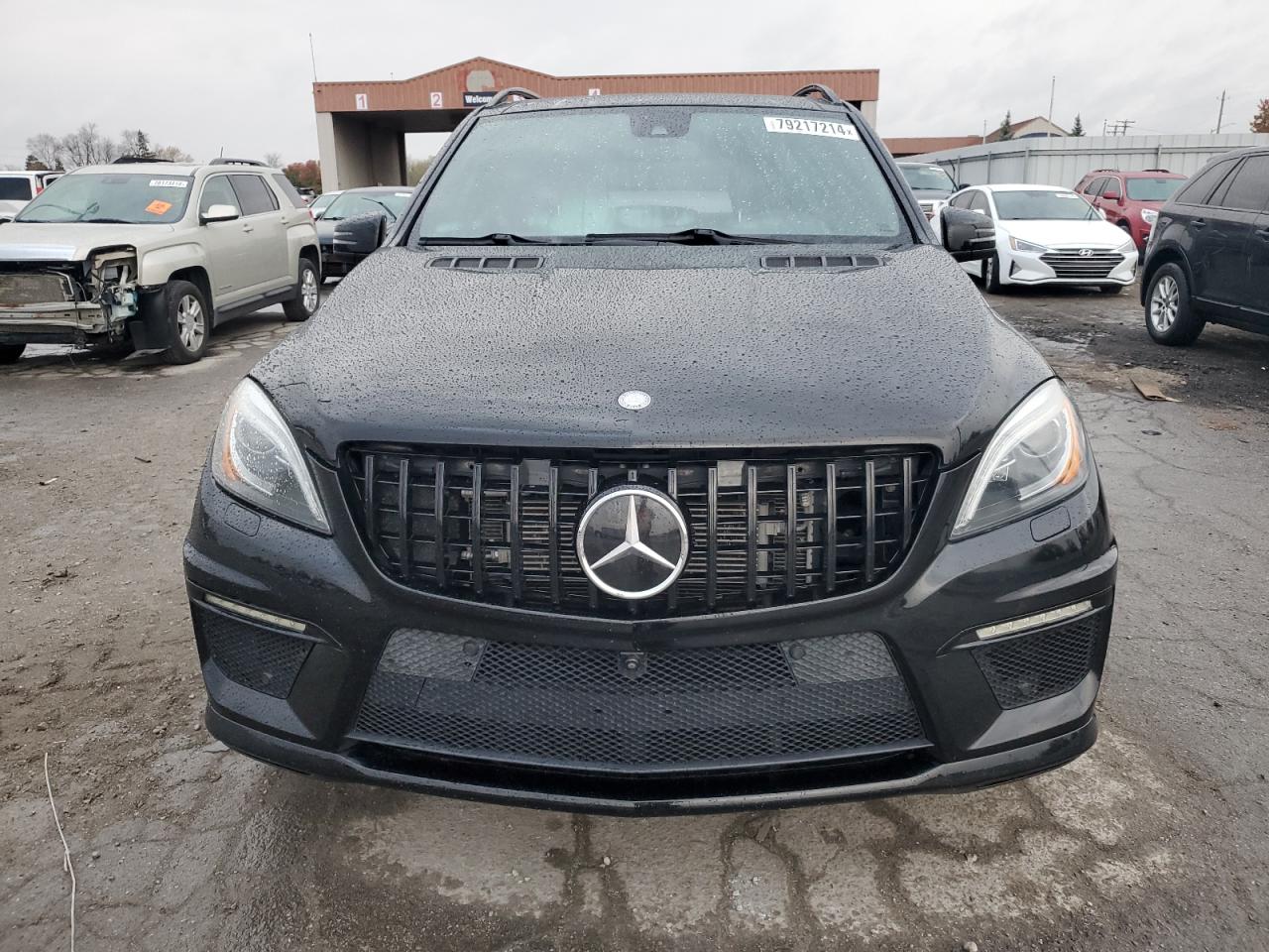 2014 Mercedes-benz Ml 63 Amg Black vin: 4JGDA7EB5EA349329