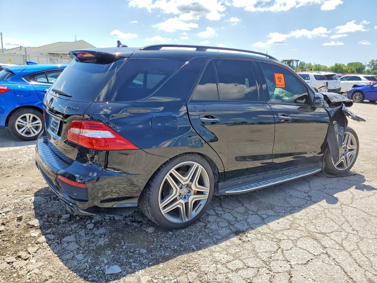 2014 Mercedes-benz Ml 63 Amg Black vin: 4JGDA7EB5EA349329