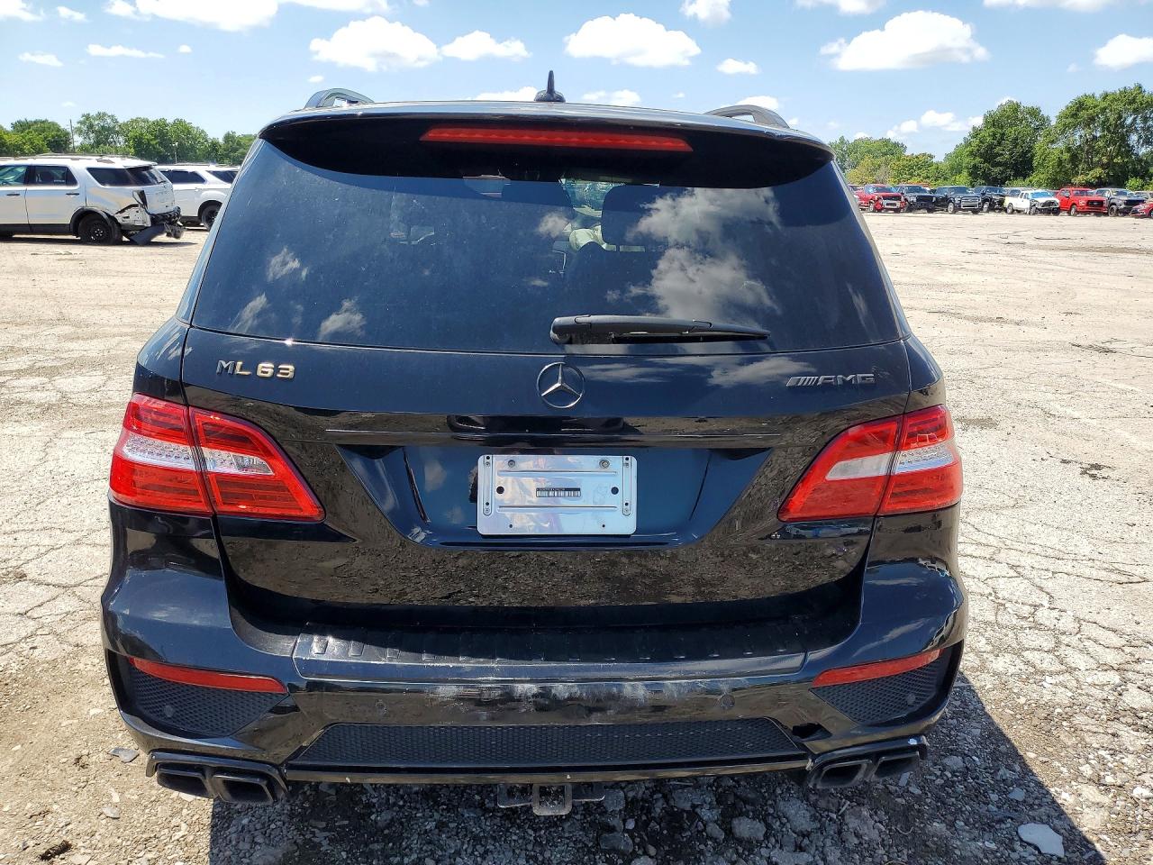 2014 Mercedes-benz Ml 63 Amg Black vin: 4JGDA7EB5EA349329