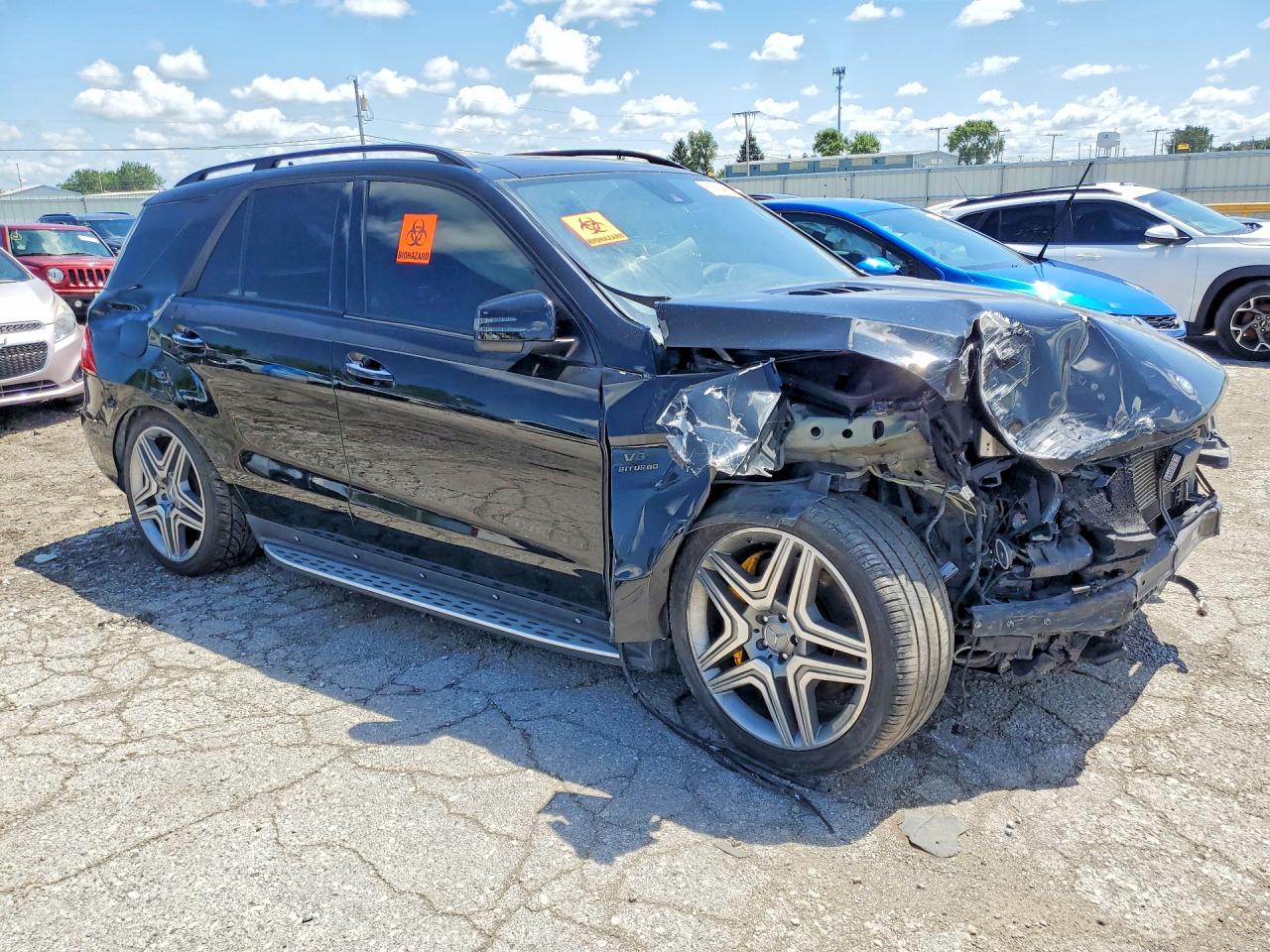 2014 Mercedes-benz Ml 63 Amg Black vin: 4JGDA7EB5EA349329