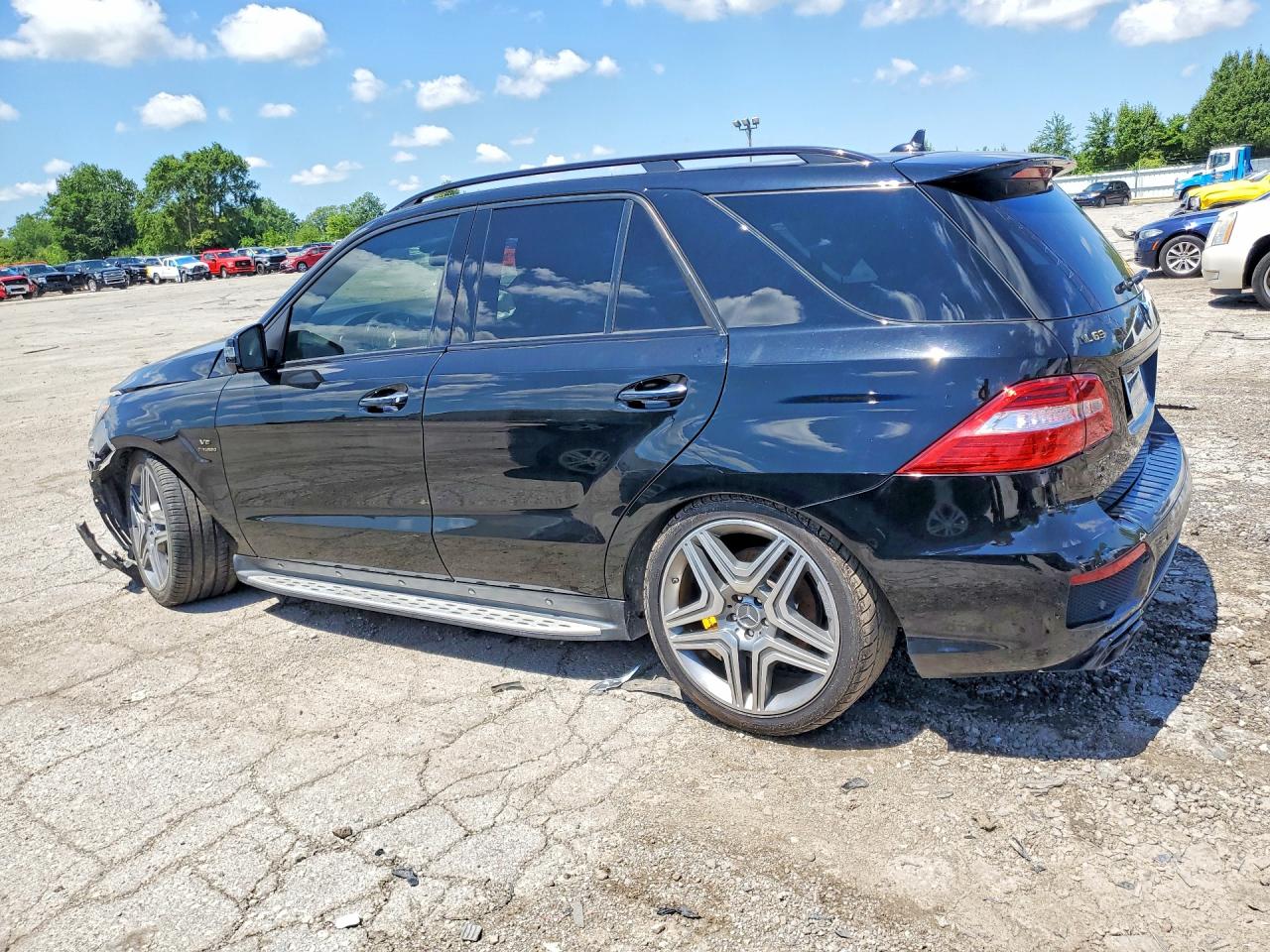 2014 Mercedes-benz Ml 63 Amg Black vin: 4JGDA7EB5EA349329