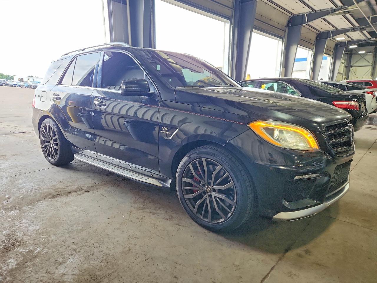 2014 Mercedes-benz Ml 63 Amg Black vin: 4JGDA7EB5EA349900