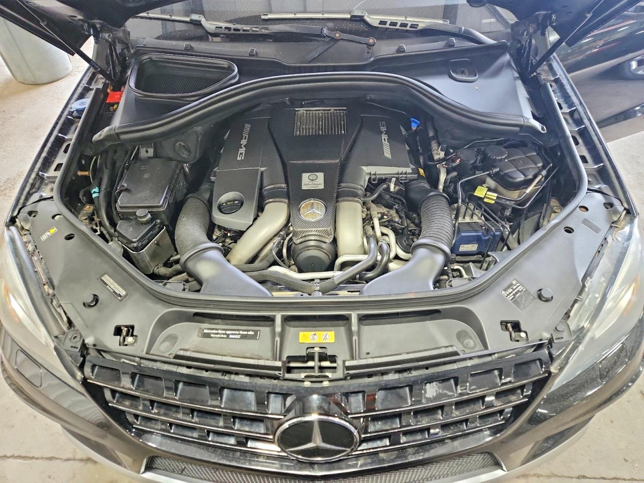 2014 Mercedes-benz Ml 63 Amg Black vin: 4JGDA7EB5EA349900