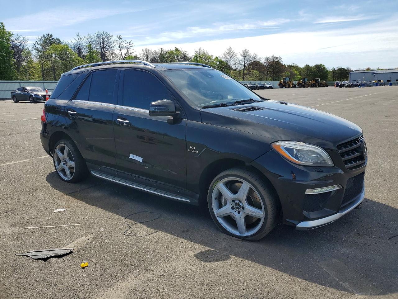 2014 Mercedes-benz Ml 63 Amg Black vin: 4JGDA7EB6EA342440