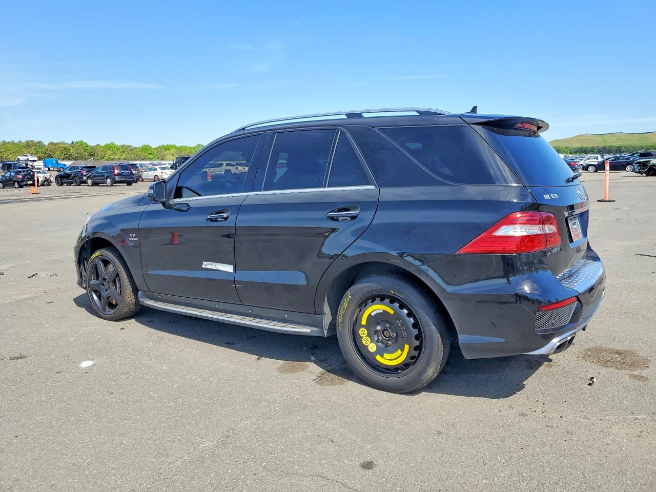 2014 Mercedes-benz Ml 63 Amg Black vin: 4JGDA7EB6EA342440